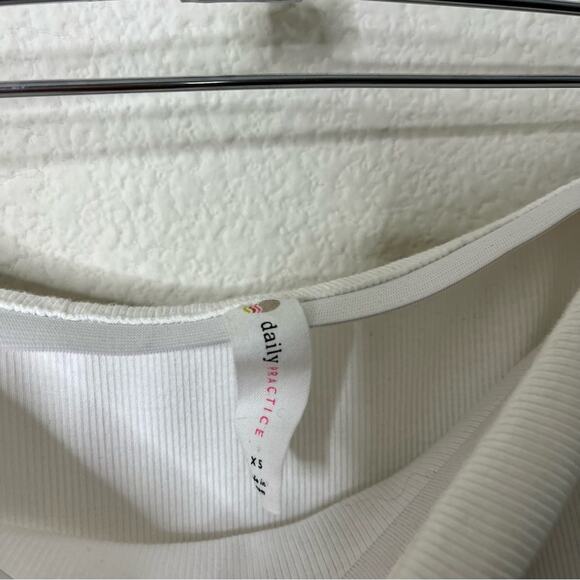 Daily Practice Anthropologie Best Shot Jumpsuit Green White Twofer Strapless XS - Picture 8 of 10